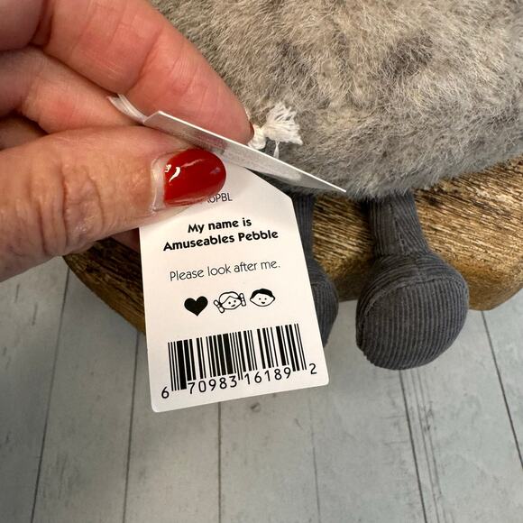 Jellycat Pebble Amuseables Pebble NEW FAST SHIP Jellycat Rock - Picture 7 of 7